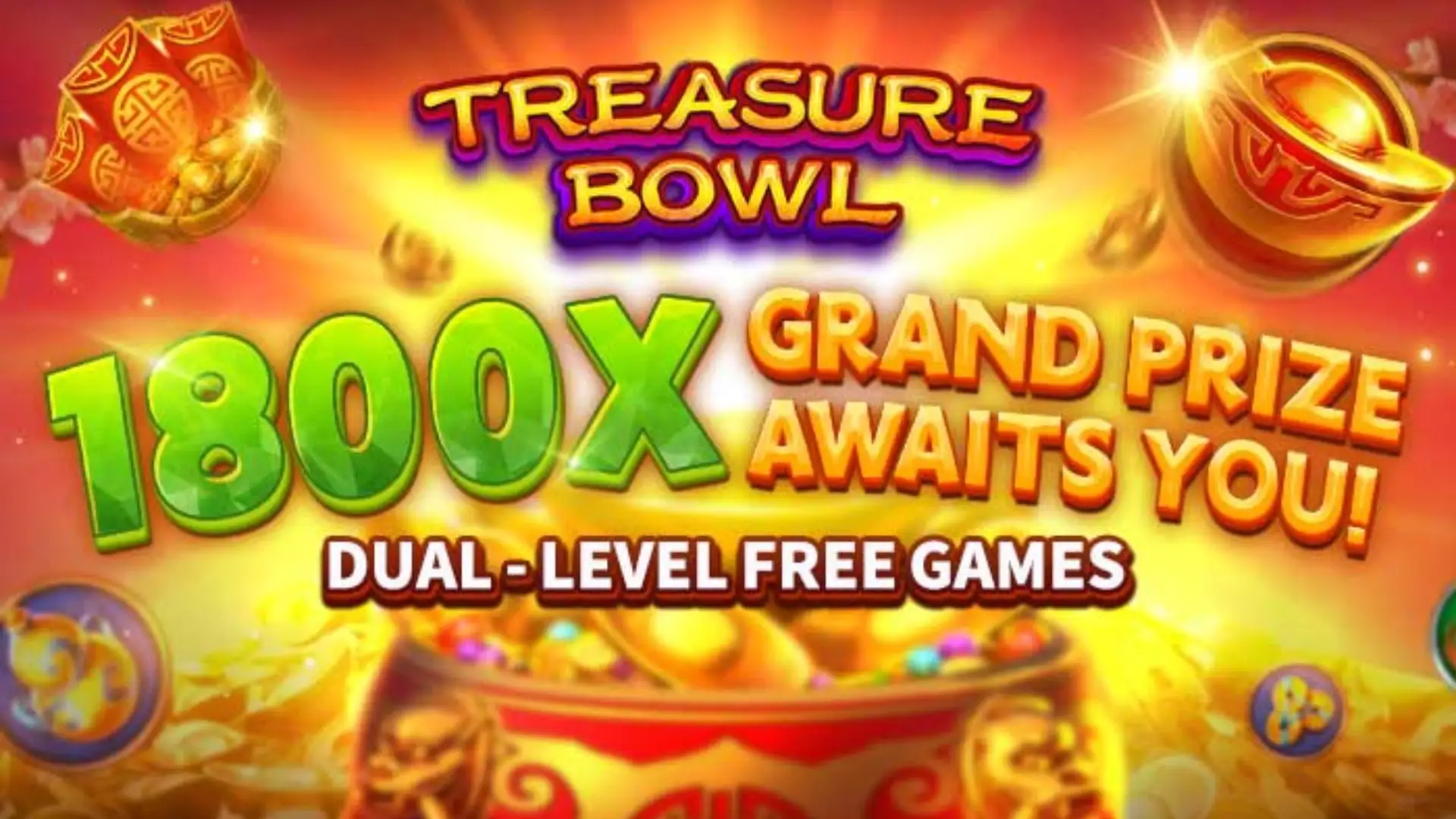 Multiplicadores Treasure Bowl 535bet - 7777x Máximo com Tigela Dourada